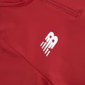 Pulover de fotbal pentru copii New Balance Training 1/4 Zip tricotat maroon NBEJT9035 3