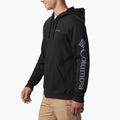 Bluză fleece pentru bărbați Columbia Logo Fleece Full Zip neagră 1889164010 3