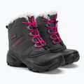 Columbia Rope Tow III WP cizme de zăpadă pentru copii Columbia Rope Tow III WP pentru copii gri închis / roz înalt 4