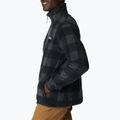 Columbia Steens Mountain imprimate pentru bărbați pulover fleece negru 1478231 2