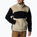 Columbia Rugged Ridge Sherpa Sherpa 1/2 bluză fleece pentru bărbați bej și negru 1952393 4