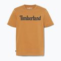 Tricou pentru bărbați Timberland Tfo Wordmark Logo wheat boot 4