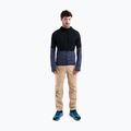 Bluză de trekking pentru bărbați icebreaker Merino 200 Realfleece™ Descender black/graphite/cb 2