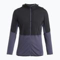 Bluză de trekking pentru bărbați icebreaker Merino 200 Realfleece™ Descender black/graphite/cb