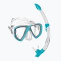 Set de snorkeling  Mares Combo Trygon aqua/white/clear