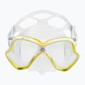 Mască de scufundări Mares X-Vision galben transparent 411053 2