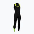 Costum de înot pentru bărbați Zoggs OW Explorer LJ 3.2.2 mm black/lime