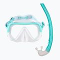 Set de snorkeling  Mares Combo Keewee mint/white/clear