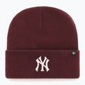 Căciulă de iarnă 47 Brand MLB New York Yankees Haymaker dark maroon