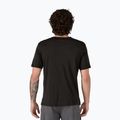 Tricou pentru bărbați Patagonia Cap Cool Merino Blend Graphic Shirt heritage header/black 2