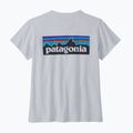 Tricou de trekking pentru femei  Patagonia P-6 Logo Responsibili-Tee white 4