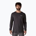 Longsleeve pentru bărbați Patagonia Cap Cool Merino Blend Graphic heritage header/black