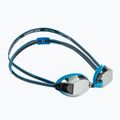 Ochelari de înot pentru copii  TYR Blackops 140 Ev Racing Mirrored silver/ blue/ black