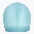 Cască de înot  TYR Long Hair Wrinkle Free Silicone light blue 2