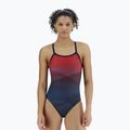 Costum de baie o piesă pentru femei TYR Forge Diamondfit roșu/multi 4