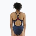 Costum de baie o piesă pentru femei TYR Forge Diamondfit roșu/multi 6