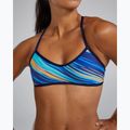 Partea de sus a costumului de baie TYR Riptidal Trinity teal/orange 5