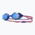 Ochelari de înot pentru femei TYR Blackops 140 Ev Racing Mirrored blue/coral