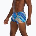 Boxeri de înot pentru bărbați TYR Durafast Elite Riptidal Square Leg teal/orange 3