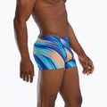 Boxeri de înot pentru bărbați TYR Durafast Elite Riptidal Square Leg teal/orange 4