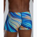 Boxeri de înot pentru bărbați TYR Durafast Elite Riptidal Square Leg teal/orange 6