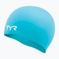 Cască de înot pentru copii TYR Wrinkle-Free Silicone turquoise