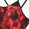 Costum de baie întreg pentru femei TYR Durafast Elite Waveform Cutoutfit red 3
