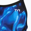 Costum de baie întreg pentru femei TYR Durafast Elite Waveform Diamondfit blue 3