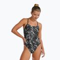 Costum de baie întreg pentru femei TYR Durafast Elite Waveform Cutoutfit titanium 4