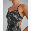 Costum de baie întreg pentru femei TYR Durafast Elite Waveform Cutoutfit titanium 10