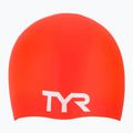 Cască de înot TYR Wrinkle Free Silicone bright red