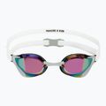 Ochelari de înot TYR Tracer-X RZR Mirrored white/grey 2
