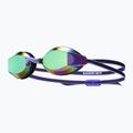 Ochelari de înot pentru femei TYR Blackops 140 Ev Racing Mirrored purple/green