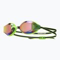 Ochelari înot TYR Blackops 140 Ev Racing Mirrored bright green/black