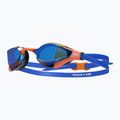 Ochelari înot TYR Tracer-X RZR Mirrored blue/orange