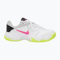 Încălțăminte de tenis pentru copii Nike Court Lite 2 Jr white/hot lime/grey fog/laser fuchsia
