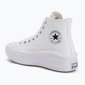 Teniși pentru femei Converse Chuck Taylor All Star Move Platform Leather white 3