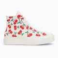 Teniși pentru femei Converse Chuck Taylor All Star Lift Platform Cherries Hi egret/red/green 2