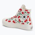 Teniși pentru femei Converse Chuck Taylor All Star Lift Platform Cherries Hi egret/red/green 3
