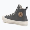 Încălțăminte pentru femei Converse Chuck Taylor All Star EVA Lift Platform Leather sharkskin/warm quarry/egret 3