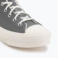 Încălțăminte pentru femei Converse Chuck Taylor All Star EVA Lift Platform Leather sharkskin/warm quarry/egret 7