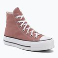 Teniși pentru femei Converse Chuck Taylor All Star Lift Hi light saddle/natural ivory