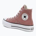 Teniși pentru femei Converse Chuck Taylor All Star Lift Hi light saddle/natural ivory 3
