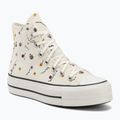 Teniși pentru femei Converse Chuck Taylor All Star Lift Hi erget/vintage white/black