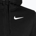 Bluză pentru bărbați Nike Dri-Fit Hooded Fitness Full Zip Fleece black/white 3
