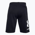 Pantaloni scurți de antrenament pentru bărbați Under Armour Rival Fleece negru 1357118 4