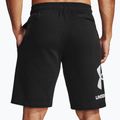 Pantaloni scurți de antrenament pentru bărbați Under Armour Rival Fleece negru 1357118 2