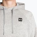 Bluză pentru bărbați Under Armour Rival Hoodie mod gray light heather/black 5