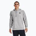 Bluză pentru bărbați Under Armour Rival Hoodie mod gray light heather/black 2