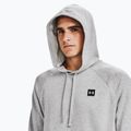 Bluză pentru bărbați Under Armour Rival Hoodie mod gray light heather/black 7